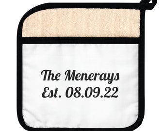 Personize this Pot Holder with Pocket