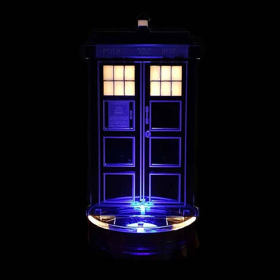 Hand made Dr Who Tardis LED lamp made Tardis lamp shade | Etsy