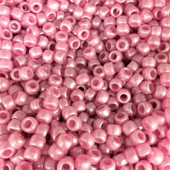 Warm Pearl Pony Beads 9x6mm ALL AMOUNTS USA Pony Beads