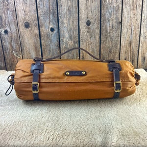 LARGE - OILSKIN / WAXED Canvas Bedroll Cover - (Mod. Close End)