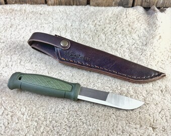 MORAKNIV® GARBERG / KANSBOL - Leather Sheath with Security Lock