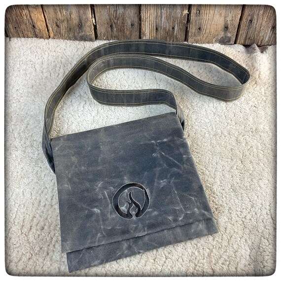 OILSKIN HAVERSACK small Etsy