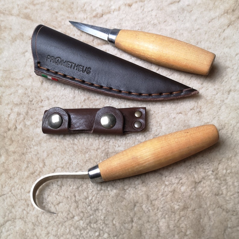 MORAKNIV® SET CARVING Knives Leather Sheaths Etsy