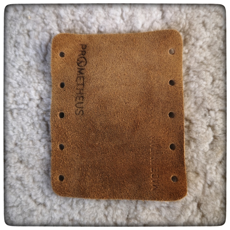 WALKING STICK LONGBOW suede Leather Handle Etsy