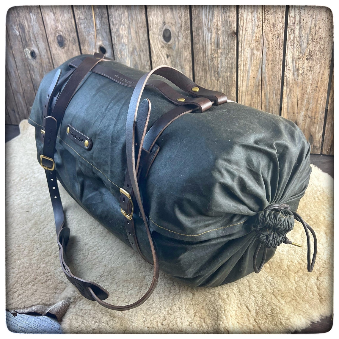 EXTRALARGE OILSKIN / WAXED Canvas Bedroll Cover Mod. Etsy