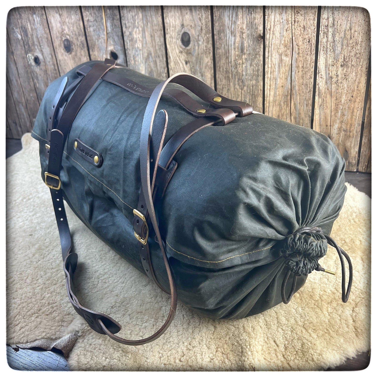 EXTRALARGE OILSKIN / WAXED Canvas Bedroll Cover Mod. Etsy