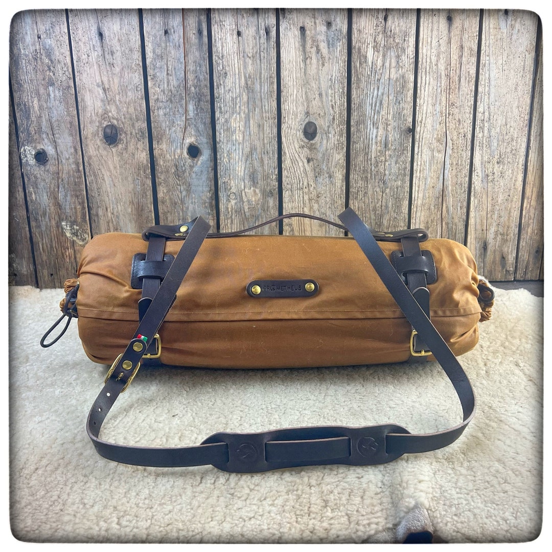 MEDIUM OILSKIN / WAXED Canvas Bedroll Cover mod. Close Etsy