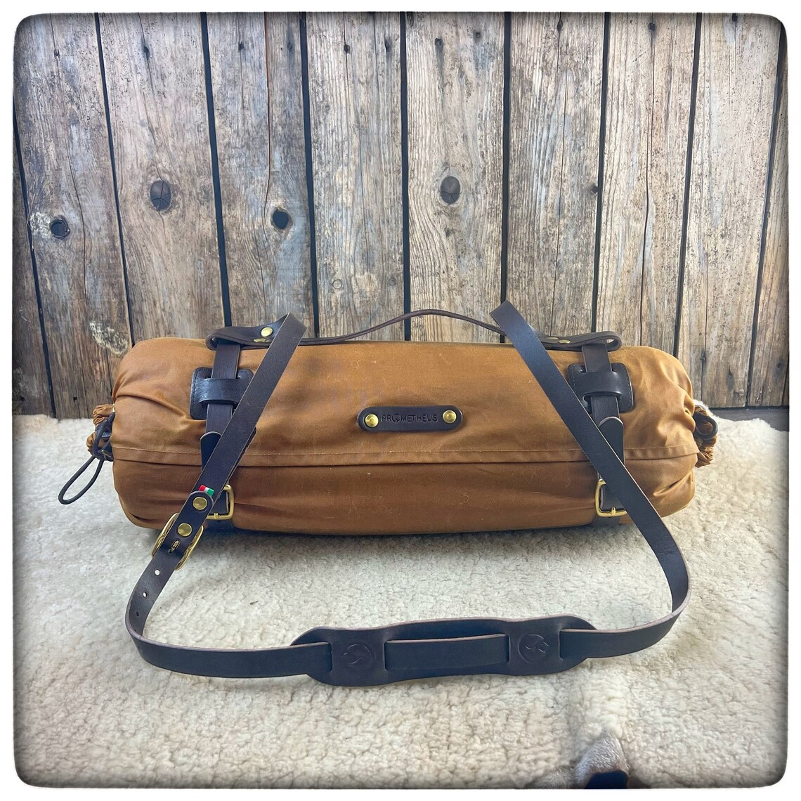 LARGE OILSKIN / WAXED Canvas Bedroll Cover Mod. Close Etsy