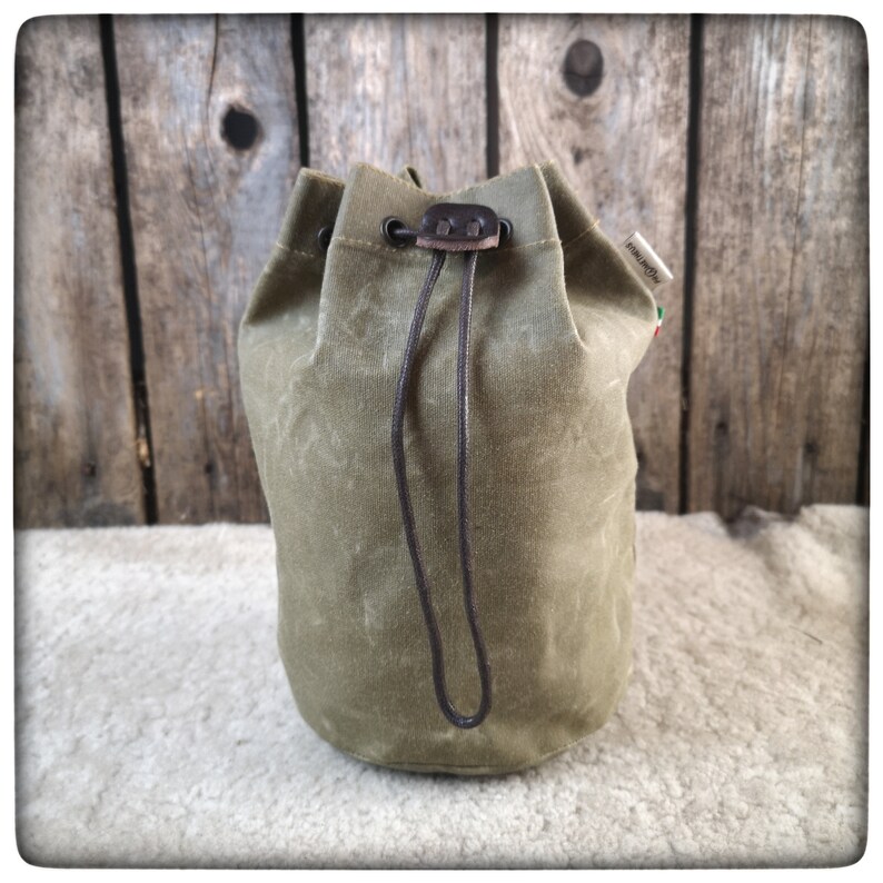 OILSKIN / WAXED CANVAS Cooking Set Bag Zebra Billy Pot Etsy