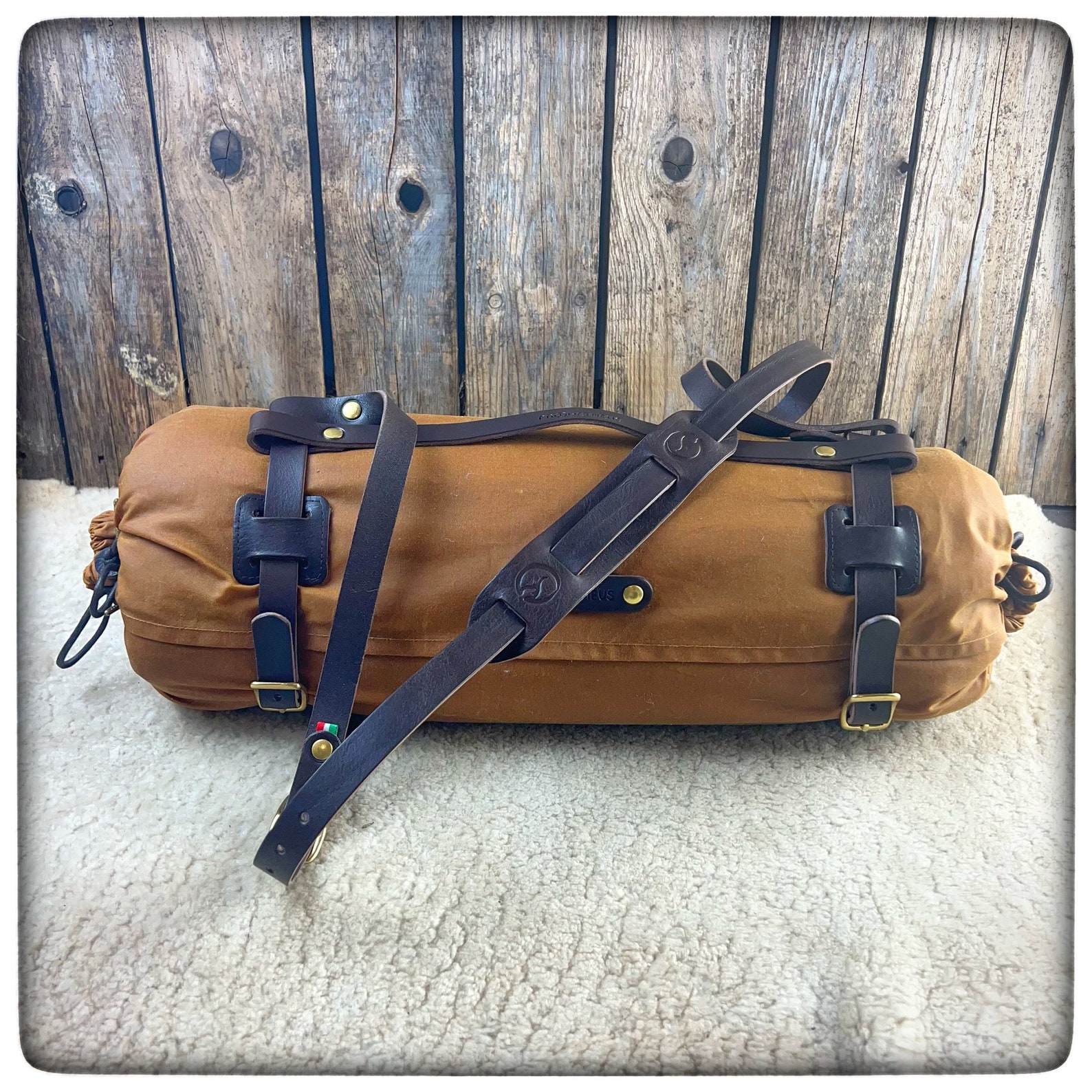 LARGE OILSKIN / WAXED Canvas Bedroll Cover Mod. Close Etsy