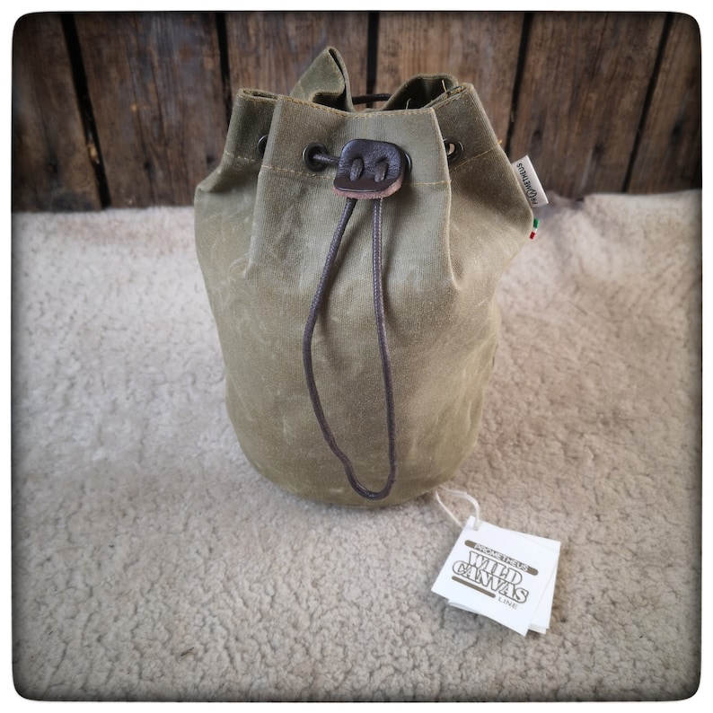 OILSKIN / WAXED CANVAS Cooking Set Bag Zebra Billy Pot Etsy