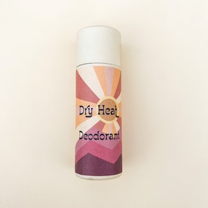 Calor seco: un desodorante biodegradable totalmente natural y neutro en cuanto a género.