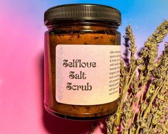 Selflove Salt Scrub - local lavender epsom salt body scrub