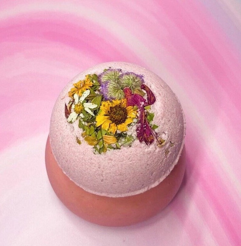 The Sonoran Collection creosote, prickly pear & wildflower bath bomb image 1