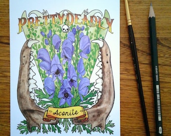 Pretty Deadly: Aconite - 5 x 7 Art Print