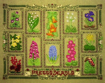Pretty Deadly Cross Stitch PDF Pattern