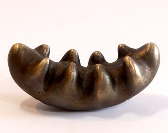 Untitled, bronze abstract small sculpture