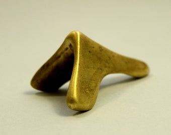 MINIATURES, No. 17, Abstract brass sculpture by Anees Maani.