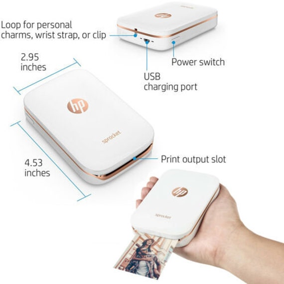 hp sprocket kaina