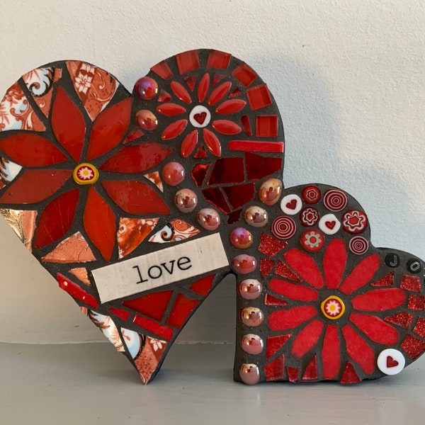 Mosaic heart ( free standing)