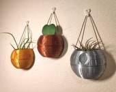 Death Star Hanging Planter - Star Wars - Multiple Colors and Sizes Available. Plant Hanger - Air Plant Holder