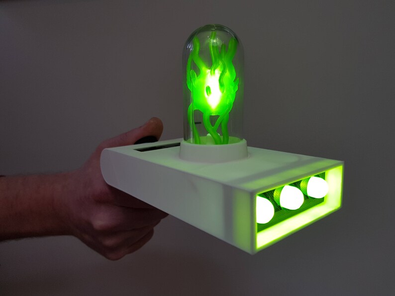 Rick and Morty Portal Gun With Lights Rick Sanchez Rick Etsy
