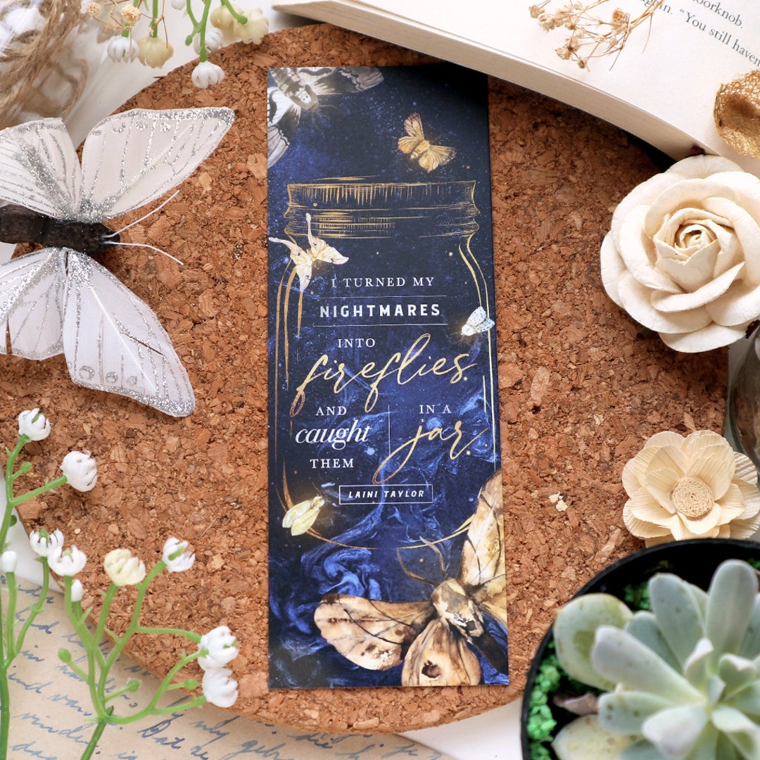 Fireflies Bookmark - Etsy