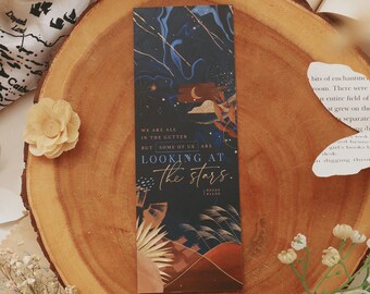 Looking at the stars - Oscar Wilde - bookmark