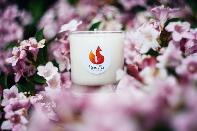 Candle Gift Set Two Natural Scented Organic Candles Vegan Etsy