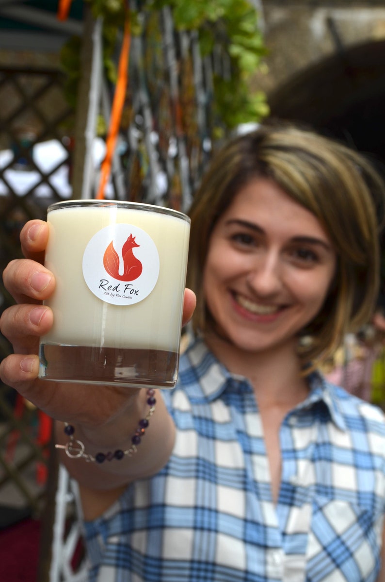 Candle Gift Set Two Natural Scented Organic Candles Vegan Etsy