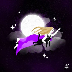 Poster Mystic Moon - A4