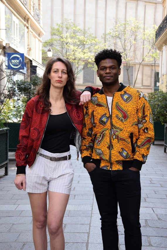 Mixed Reversible Bombers With Wax Pattern Etsy