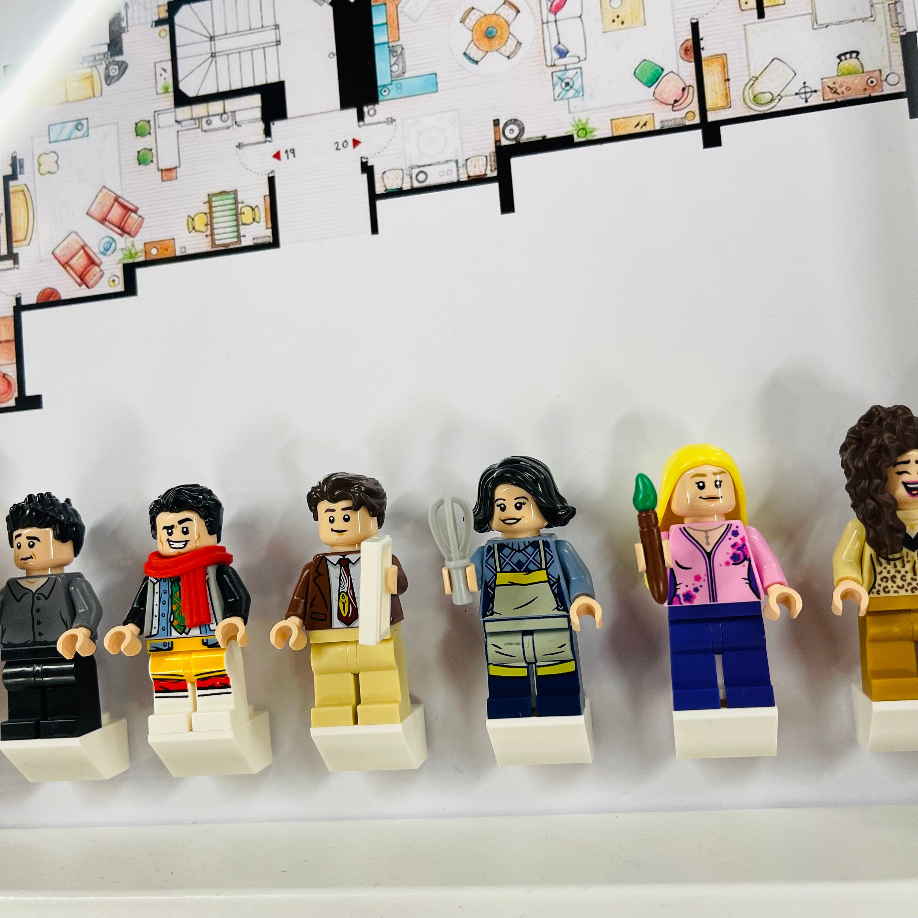 Display frame case for Lego Friends The Apartment Minifigures Etsy