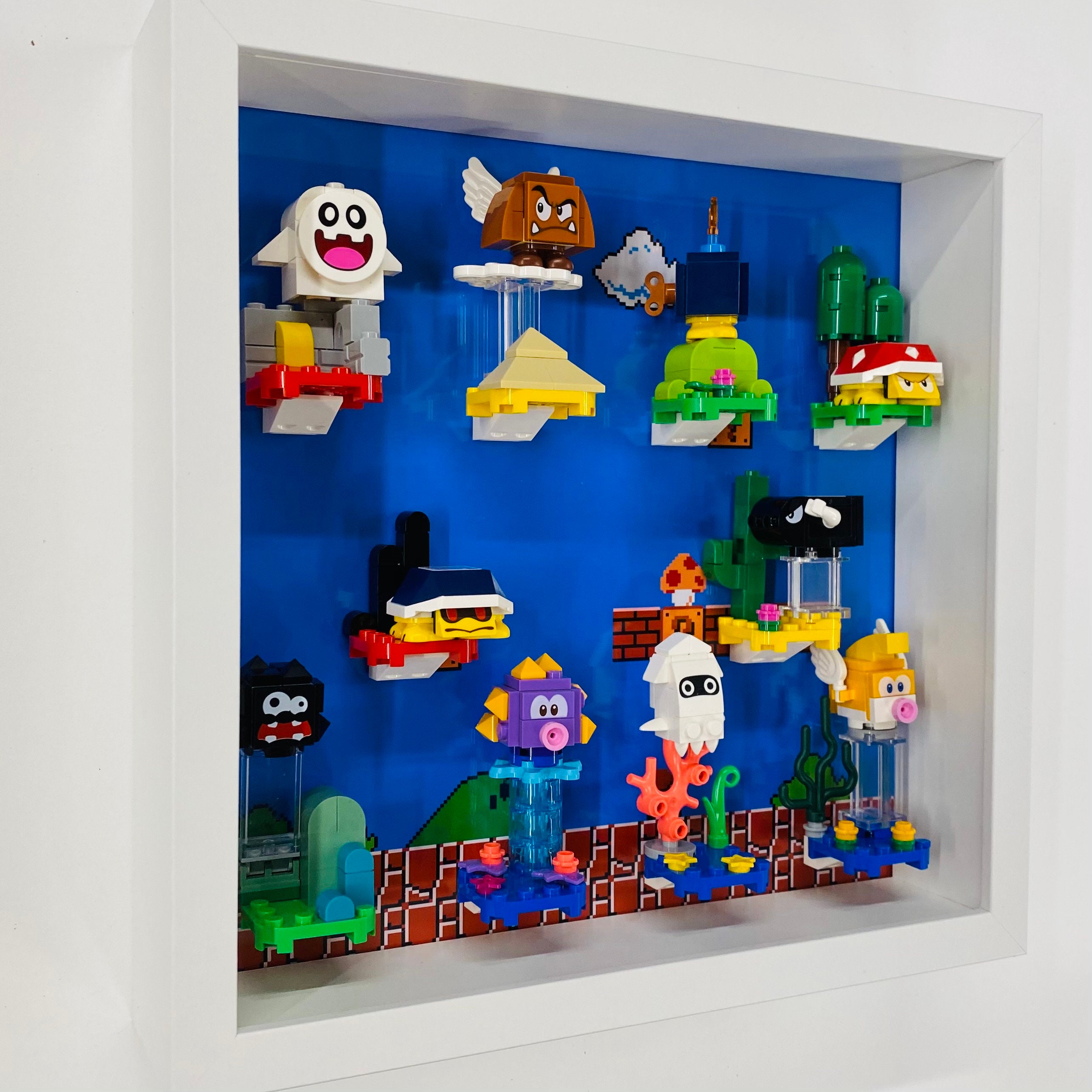 Display Frame Case For Lego Super Mario Series 1 Minifigures Etsy