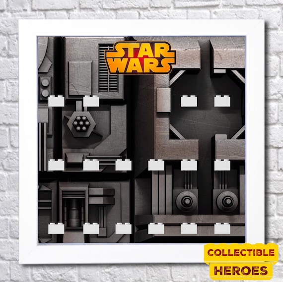 Minifigure Display Frame Lego mini figures General Colour Collection Yellow