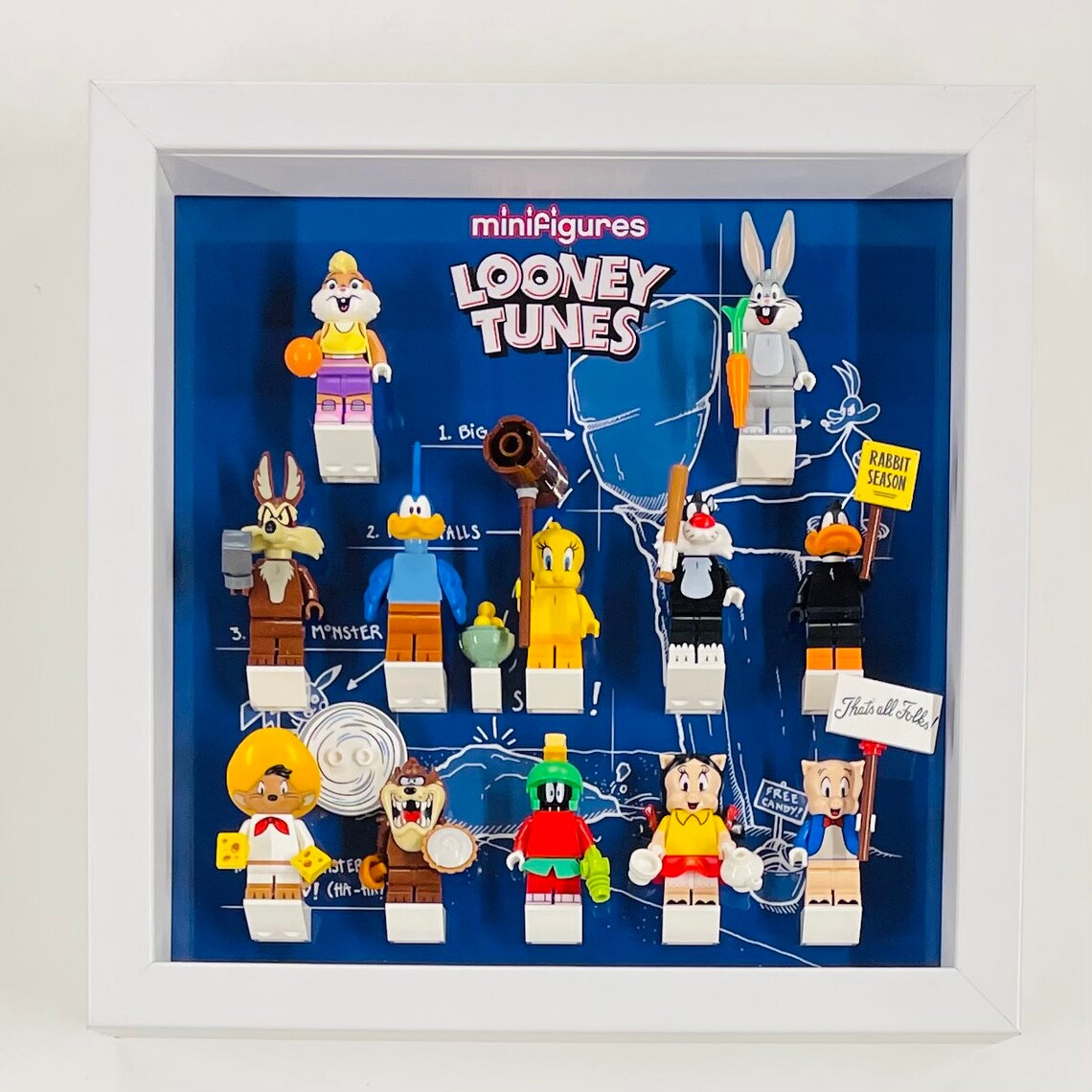 mini figures display case