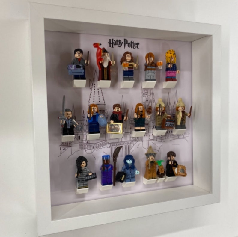 Display Frame Case For Lego Harry Potter Series 2 Minifigures 71028 27CM No Figures