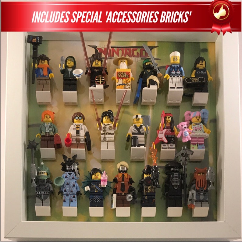 lego ninjago minifigure display case