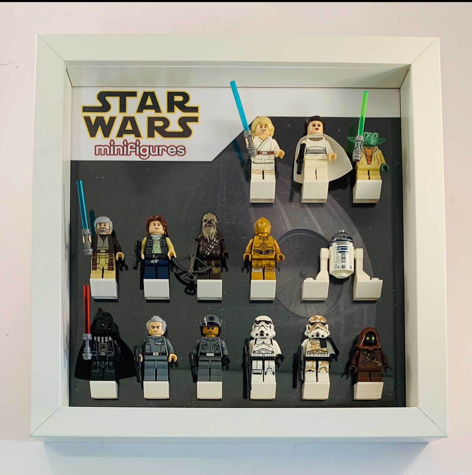 Display frame case for Lego Star Wars General minifigures 25CM Etsy