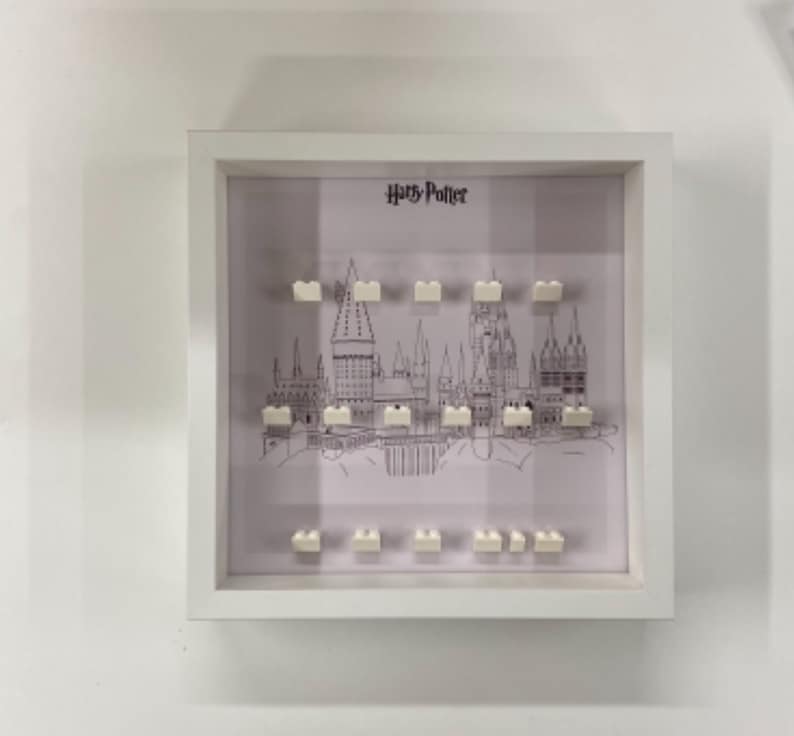 Display Frame Case For Lego Harry Potter Series 2 Minifigures 71028 27CM No Figures