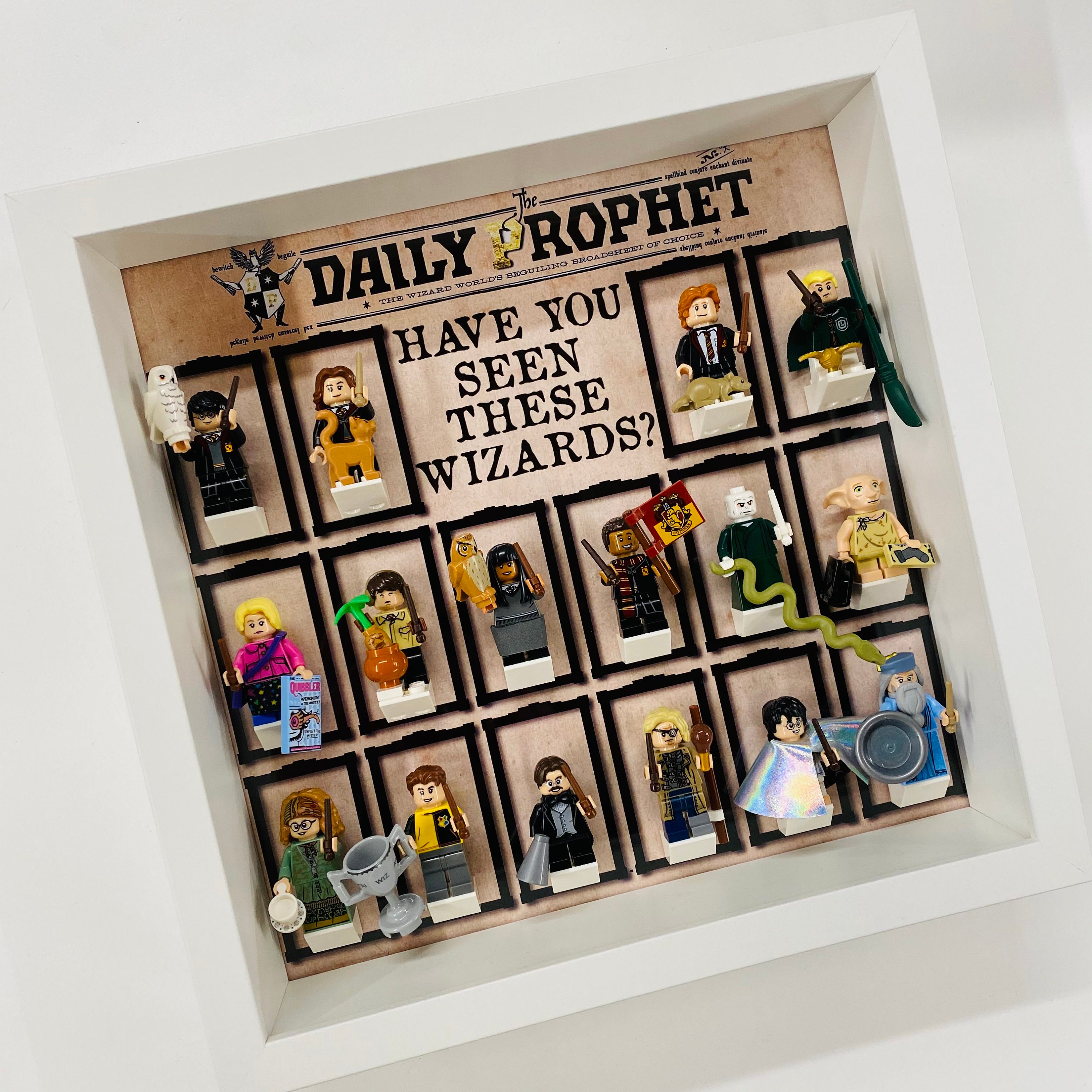 Details about   Magnetic Reset Box Cabinet 25x25cm for Lego mini figures Harry Potter 2 show original title