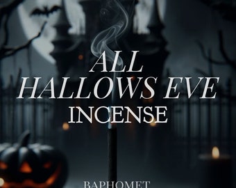 all hallows eve - ritual incense / premium incense sticks / gothic gifts / goth spooky halloween  / witch witchy scary eerie strange /