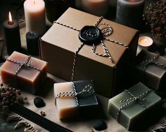 soap mystery box - pandora's box - gift set / artisanal / vegan  / horror & macabre / gothic goth spooky halloween witch scary strange