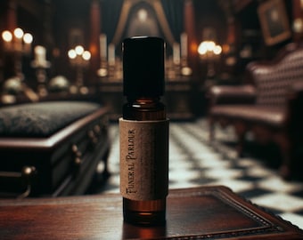 funeral parlour -  ritual perfume oil 10ml  / horror & macabre / gothic goth spooky halloween witch witchy / cologne