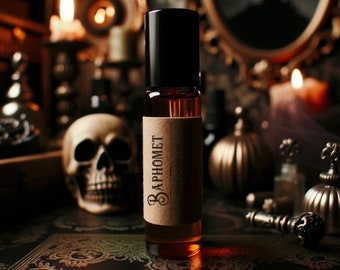 baphomet - ritual perfume oil 10ml / horror & macabre / gothic goth spooky halloween witch witchy / cologne bath