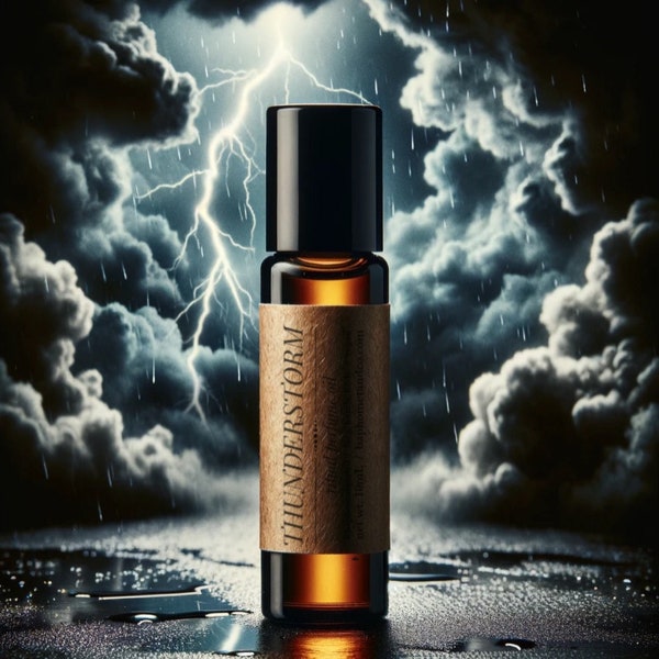 thunderstorm - ritual perfume oil 10ml  / horror & macabre / gothic goth spooky halloween witch witchy / cologne