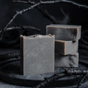 salem 1692 soap bar – artisanal vegan soap / horror macabre gothic bath and body / goth soap / witchy self-care / spooky skincare