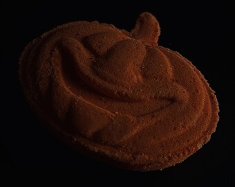 headless horseman bath bomb - pumpkin / horror & macabre / gothic goth gift halloween scary movie vegan cleansing horror /