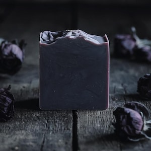 bella donna soap bar – artisanal vegan soap / horror macabre gothic bath and body / goth soap / witchy self-care / spooky skincare