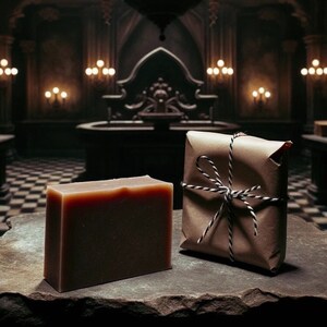 vlad soap bar - bram stoker's dracula blend / artisanal vegan soap / horror & macabre / gothic goth halloween morbid terror literature